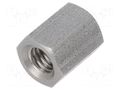 Screwed spacer sleeve; 10mm; Int.thread: M5; hexagonal DREMEC TFF-M5X10/DR148