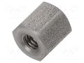 Screwed spacer sleeve; 5mm; Int.thread: M2,5; hexagonal DREMEC TFF-M2.5X5/DR142