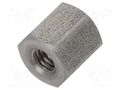 Screwed spacer sleeve; 5mm; Int.thread: M2,5; hexagonal DREMEC TFF-M2.5X5/DR142