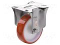 Transport wheel; Ø: 100mm; W: 30mm; H: 128mm; rigid; Dyn.load: 1.7kN ELESA+GANTER RE.FF-100-PBL-NSST