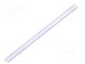 Cover for LED profiles; white; 1m; Kind of shutter: I; push-in TOPMET TOP-86050038