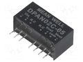 Converter: DC/DC; 2W; Uin: 36÷75VDC; Uout: 5VDC; Uout2: -5VDC; SIP8 MEAN WELL DPAN02C-05