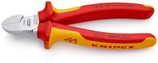 KNIPEX 70 26 160 Diagonal Cutter insulated with multi-component grips, VDE-tested chrome-plated 160 mm 70 26 160 4003773018223