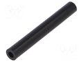 Spacer sleeve; cylindrical; polyamide; L: 60mm; Øout: 8mm; black DREMEC DR388/4.2X60