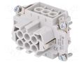 Connector: HDC; contact insert; female; PIN: 6; 16A; 500V; HEAVYCON PHOENIX CONTACT HC-B6-I-UT-F
