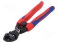 Pliers; cutting; blackened tool,two-component handle grips KNIPEX KNP.7262200