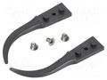 Kit of tips; Blade tip shape: flat; Tweezers len: 41mm; ESD; 2pcs. IDEAL-TEK IDL-A2ABCP
