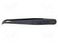 Tweezers; Blade tip shape: sharp; Tweezers len: 115mm; ESD IDEAL-TEK IDL-707A.CF