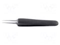 Tweezers; Blade tip shape: sharp; Tweezers len: 110mm; ESD IDEAL-TEK IDL-5.SA.DN.6