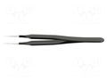 Tweezers; Blade tip shape: sharp; Tweezers len: 110mm; ESD IDEAL-TEK IDL-4.SA.NE.6