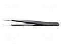 Tweezers; Blade tip shape: sharp; Tweezers len: 110mm; ESD IDEAL-TEK IDL-3C.SA.NE.6