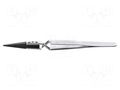 Tweezers; replaceable tips; Blade tip shape: flat; ESD IDEAL-TEK IDL-2AXCPR.SA.1