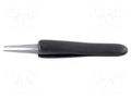 Tweezers; Blade tip shape: flat; Tweezers len: 125mm; ESD IDEAL-TEK IDL-2A.SA.DN.6