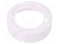 LED lens; round; plexiglass PMMA; transparent; Mounting: push-in LEDIL FN15973