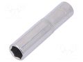 Socket; 6-angles,socket spanner; HEX 8mm; 1/4" YATO YT-1419