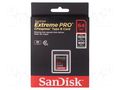 Memory card; Extreme Pro; CFexpress B; R: 1500MB/s; W: 800MB/s SANDISK SDCFE-064G-GN4NN