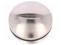 Stopper; PG7; IP68; brass; Plating: nickel; V-N-Ms-SD; 4.8mm HUMMEL HUMMEL-1052070101