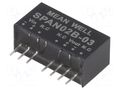 Converter: DC/DC; 2W; Uin: 18÷36VDC; Uout: 3.3VDC; Iout: 0÷500mA MEAN WELL SPAN02B-03