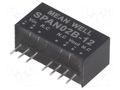 Converter: DC/DC; 2W; Uin: 18÷36VDC; Uout: 12VDC; Iout: 0÷167mA; SIP8 MEAN WELL SPAN02B-12