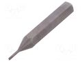 Screwdriver bit; slot; 0.8x0.2mm; Overall len: 28mm; MICRO WIHA WIHA.40600