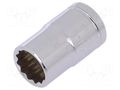 Socket; 12-angles,socket spanner; 11mm; 3/8"; Plating: chromium Workpro WP-W074135WE