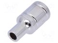 Socket; 12-angles,socket spanner; 4mm; 1/4"; Plating: chromium Workpro WP-W074051WE
