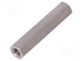Screwed spacer sleeve; 50mm; Int.thread: M6; hexagonal DREMEC TFF-M6X50/DR149