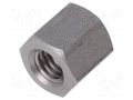 Screwed spacer sleeve; 10mm; Int.thread: M6; hexagonal DREMEC TFF-M6X10/DR149