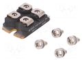 Module: diode; double independent; 1.2kV; If: 60Ax2; SOT227B; screw IXYS DSEP2X60-12A