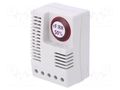 Sensor: hygrostat; 50÷50%RH; Usup: 230VAC; OUT: SPDT; 0÷60°C; IP20 STEGO EFR012/50