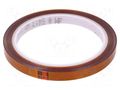 Tape: high temperature resistant; Thk: 0.07mm; 62%; amber; W: 9mm 3M 3M-5413-9