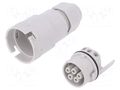 Connector: AC supply; screw terminal; female; 16A; 400V; ways: 5 AAG STUCCHI 3702/M-5P