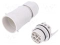 Connector: AC supply; screw terminal; male; 16A; 400V; ways: 5; 4+PE AAG STUCCHI 3701/M-5P