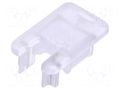 Cap for LED profiles; transparent; 2pcs; polycarbonate TOPMET TOP-70290000