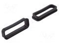 Sealing frame; Shore hardness: 50; 81x31x12mm; NBR caoutchouc SCHMALZ SMZ.10.01.15.00419