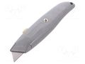 Knife; universal; 18mm; locked blade; Handle material: metal MEDID MED.803