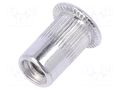 Rivet nut; M3; aluminium; Ømount.hole: 4.9mm; L: 9mm; Head: flat YATO YT-36451