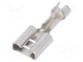 Terminal: flat; 6.3mm; 0.8mm; female; 0.5÷1mm2; crimped; for cable VOGT 3831N.67