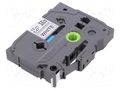 Tape; 12mm; 8m; white; Character colour: black; laminated,glued BROTHER BR-TZES231