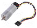 Motor: DC; with encoder,with gearbox; LP; 12VDC; 1.1A; 71rpm POLOLU POLOLU-4886