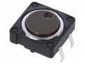 Microswitch TACT; SPST; Pos: 2; 0.05A/12VDC; THT; 2.6N; 12x12x3.5mm ALPS SKHCBHA010