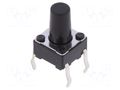 Microswitch TACT; SPST; Pos: 2; 0.05A/12VDC; THT; 1N; 6x6x3.5mm ALPS SKHHANA010