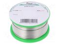 Tin; lead free; Sn99,3Cu0,7; 1.5mm; 250g; reel; Flux: flux free CYNEL SN99C-15/025SOLID