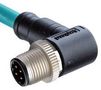 SENSOR CORD, M12 R/A PLUG-FREE END, 3.3  MSDS-04BMMM-SR8E01