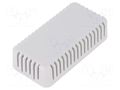 Enclosure: multipurpose; X: 80mm; Y: 40mm; Z: 20mm; vented; 1551V; ABS HAMMOND HM-1551V2GY