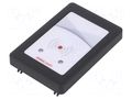 Case; 80.5x55x13.5mm; polycarbonate; black ELATEC HOPK-B2AEL