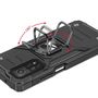 Wozinsky Ring Armor Case Kickstand Tough Rugged Cover for Samsung Galaxy A72 4G red, Wozinsky 5907769316449 5907769316449