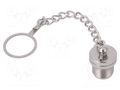 Protection cover; IP67; metal; female M12 connectors BULGIN PXMBNI12CAM
