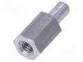 Screwed spacer sleeve; 8mm; Int.thread: M3; Ext.thread: M3 DREMEC TFM-M3X8/DR234