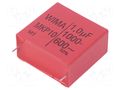 Capacitor: polypropylene; 1uF; 1kVDC; 600VAC; 41.5x20x39.5mm; THT WIMA MKP10-1U/1000